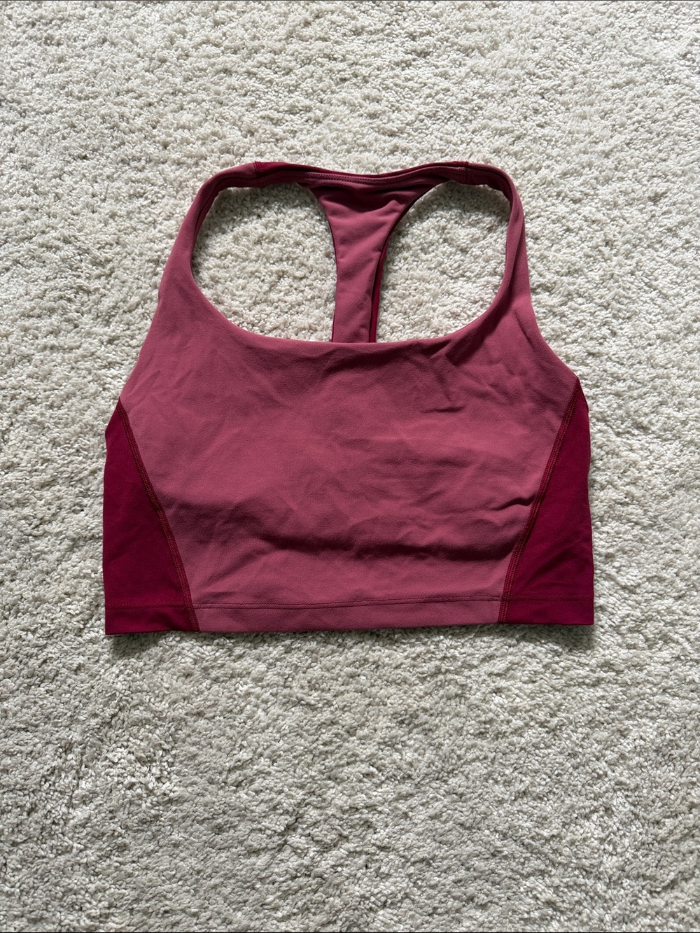 Athleta Women's Racerback Sports Bra - Rose/Magenta